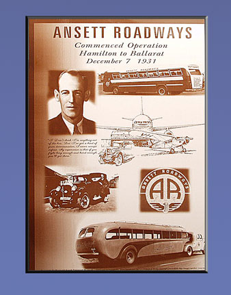 (image for) ANSETT ROADWAYS SEPIA POSTER